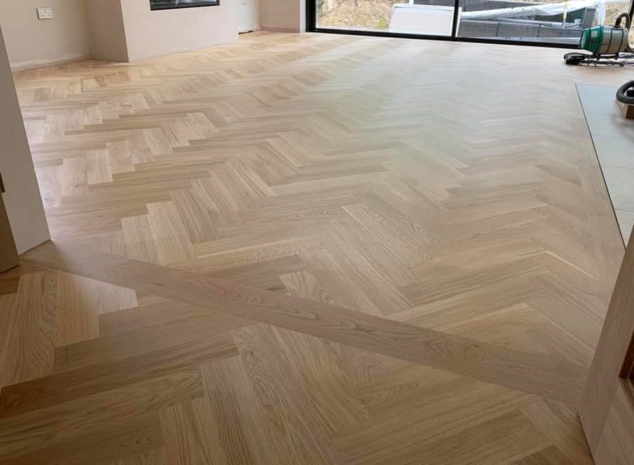 Case Study Oversized Engineered Rustic Parquet Brighton